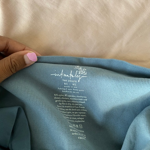 Intimately Free People Honey Tube Top (Light Blue) - Picture 3 of 3